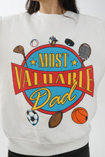 Sweater Most Valuable Dad unisex L