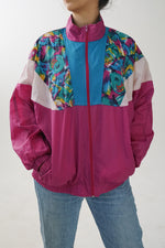 Bold Spirit retro 80s track jacket for women size L-XL