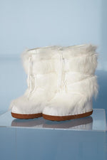Moonboots en faux fur blanche taille 37-38