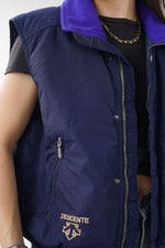 Veste sans manche Descente avec collet en polar unisex taille L