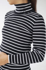 Col roulé Lauren de Ralph Lauren noir juste au corps pour femme taille M