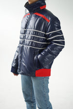 Vintage 70s puffer jacket Swiss designer Henry Charles Colsenet