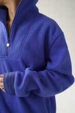 Pastel blue vintage Mountain Tek fleece for women L