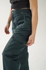 Pantalon de neige cargo Edelweiss gris/noir unisexe taille 32 (S-M)