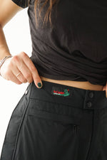 Pantalon de neige vintage La cordée noir en Gore-Tex unisexe taille 30 (S)