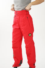 Vintage red Descente unisex snow pants size 32 (M) brand new
