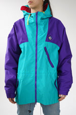 Imperméable 80s fluo Woolrich taille M-L