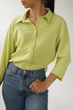 Blouse vert pâle Ingenuity taille 10 Fait au Canada