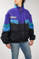Manteau rétro Pheonix bleu pour homme 2 en 1 taille M