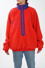 Polar rétro 80s rouge Rugged Terrain taille XL