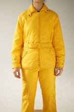 Vintage 70s two piece snow suit size 34