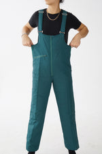 Salopette de neige Alpine vert forêt unisexe taille 40 (S-M)