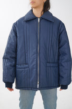 Manteau rétro 60s intérieur en fausse fourrure Laurentien pour homme taille L