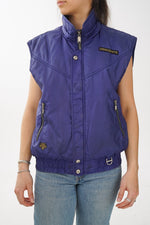 Veste sans manche Descente bleu taille L