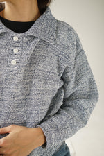 Button up cotton knit