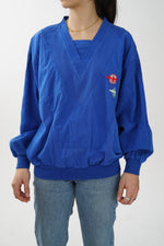 Chandail à manches longues d'arts martiaux neuf bleu unisex taille M