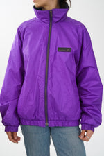Manteau léger Mobius mauve métallique int en polar pour homme taille 40 (M)