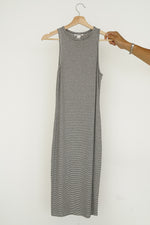 Robe longue en coton ligné Streetwear Society