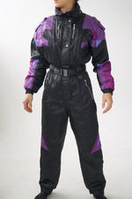 Touch 9 one piece de ski -doo shiny noir/mauve unisexe T.12 (S-M)