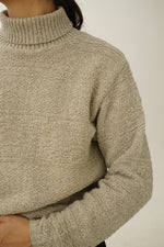 Chandail col roulé Authentico Ilanco gris S