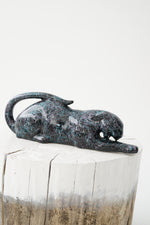 Statuette en céramique panthère 80s