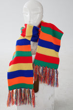 Foulard ligné coloré