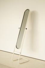 Miroir sur pied tubulaire 90s off-white