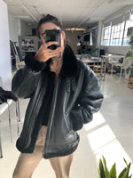 Incroyable manteau de mouton 80s USAF G-8