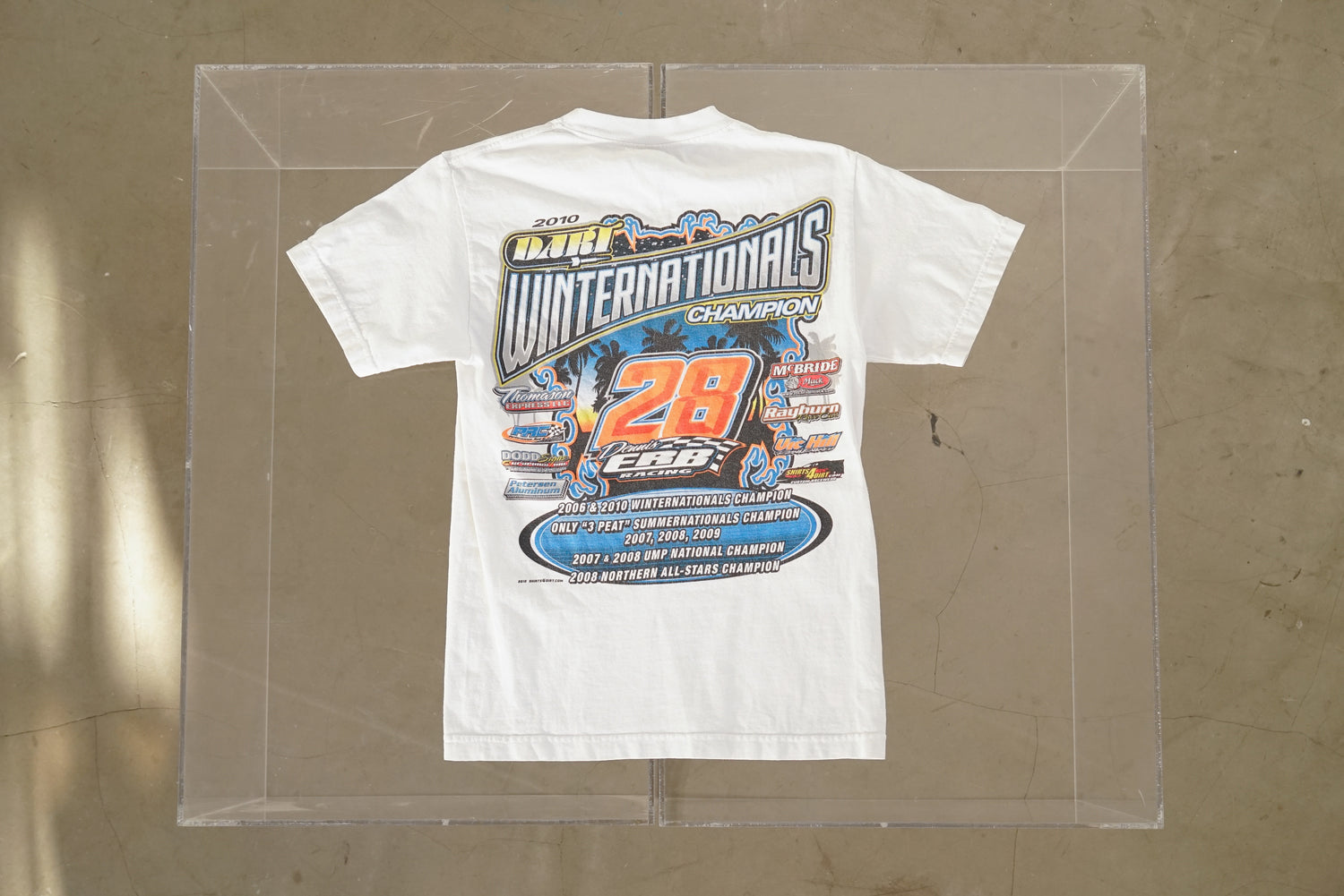 Dennis Erb racing t shirt size S