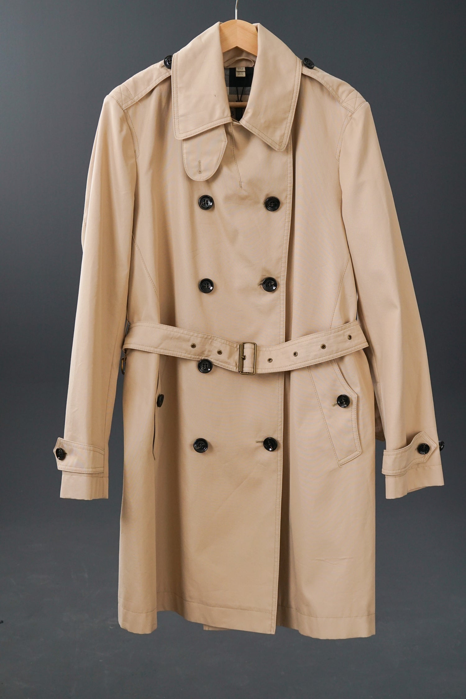 Manteau trench Burberry Kensington Heritage mi-long taille US14