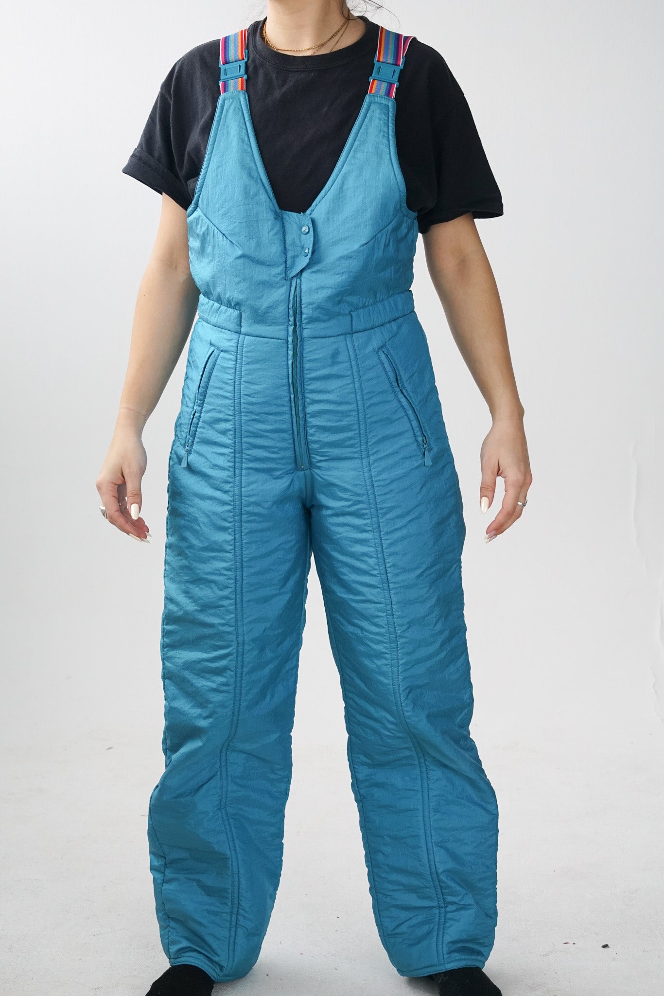 Salopette vintage 80s de ski Euroski pour femme taille 12 (S-M)
