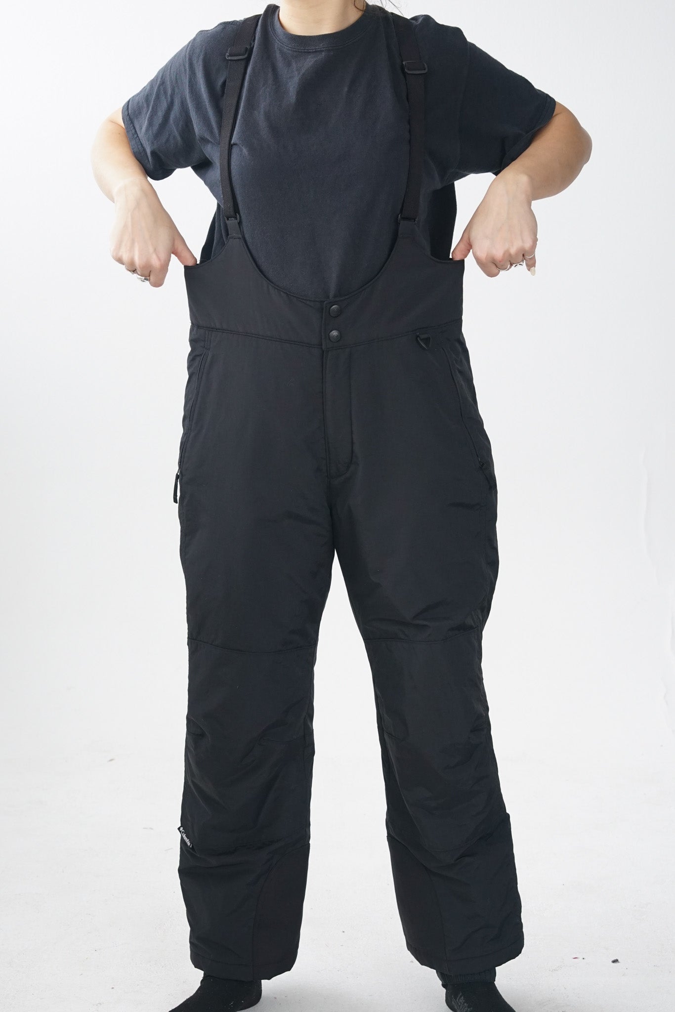 Pantalon salopette Columbia noir pour femme taille L