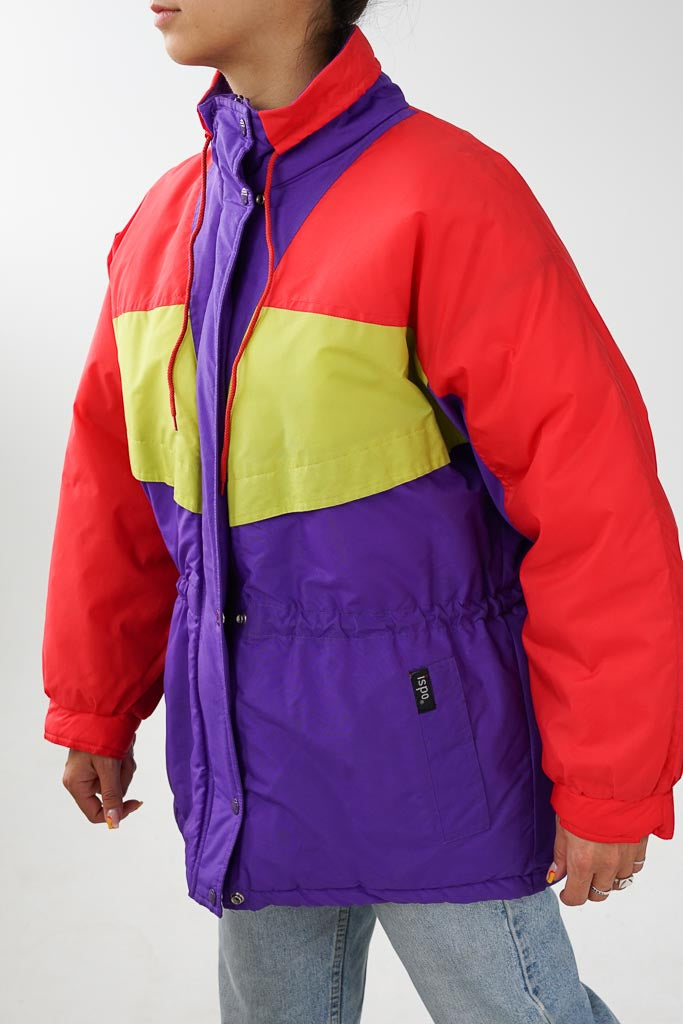 Manteau rétro 80s Ispo, (S-M homme)