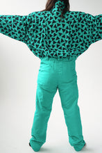 Load image into Gallery viewer, Franz Klammer made in autriche one piece retro fly vert triangle pour homme T.40 (M)
