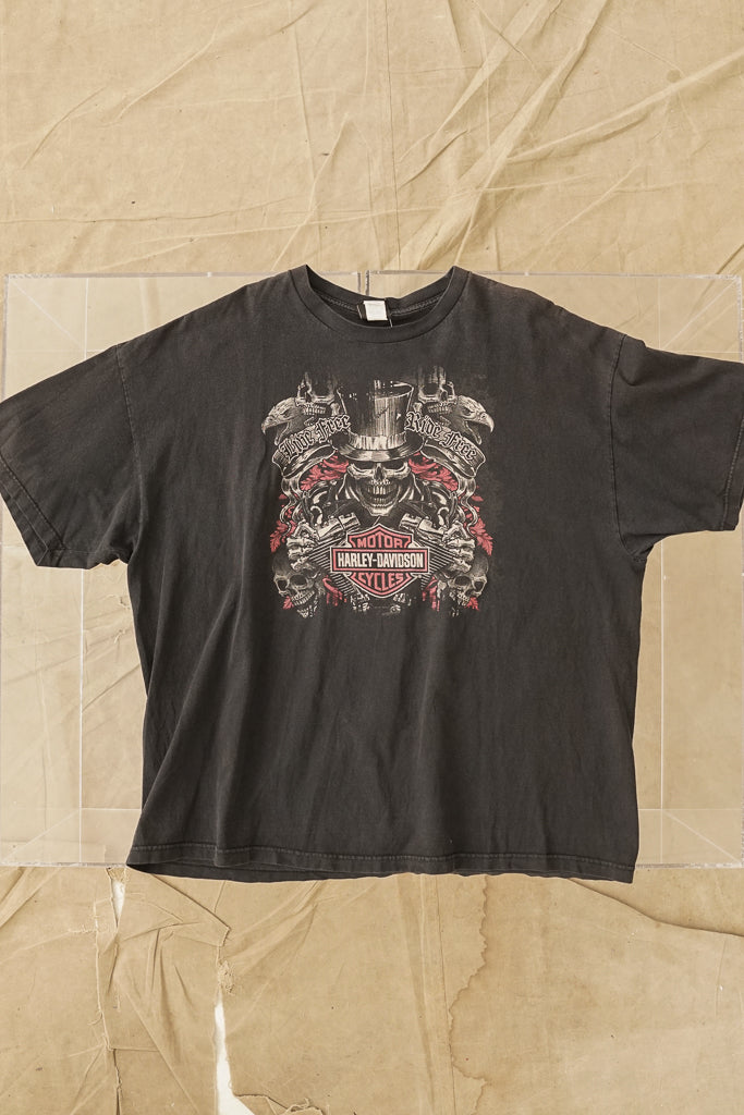 Live free ride free Harley Davidson t -shirt XXXL