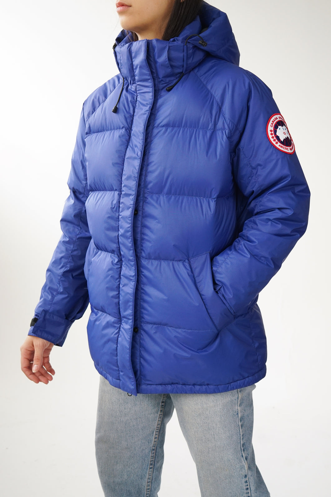 Canada Goose Approach down parka jacket in blue size S