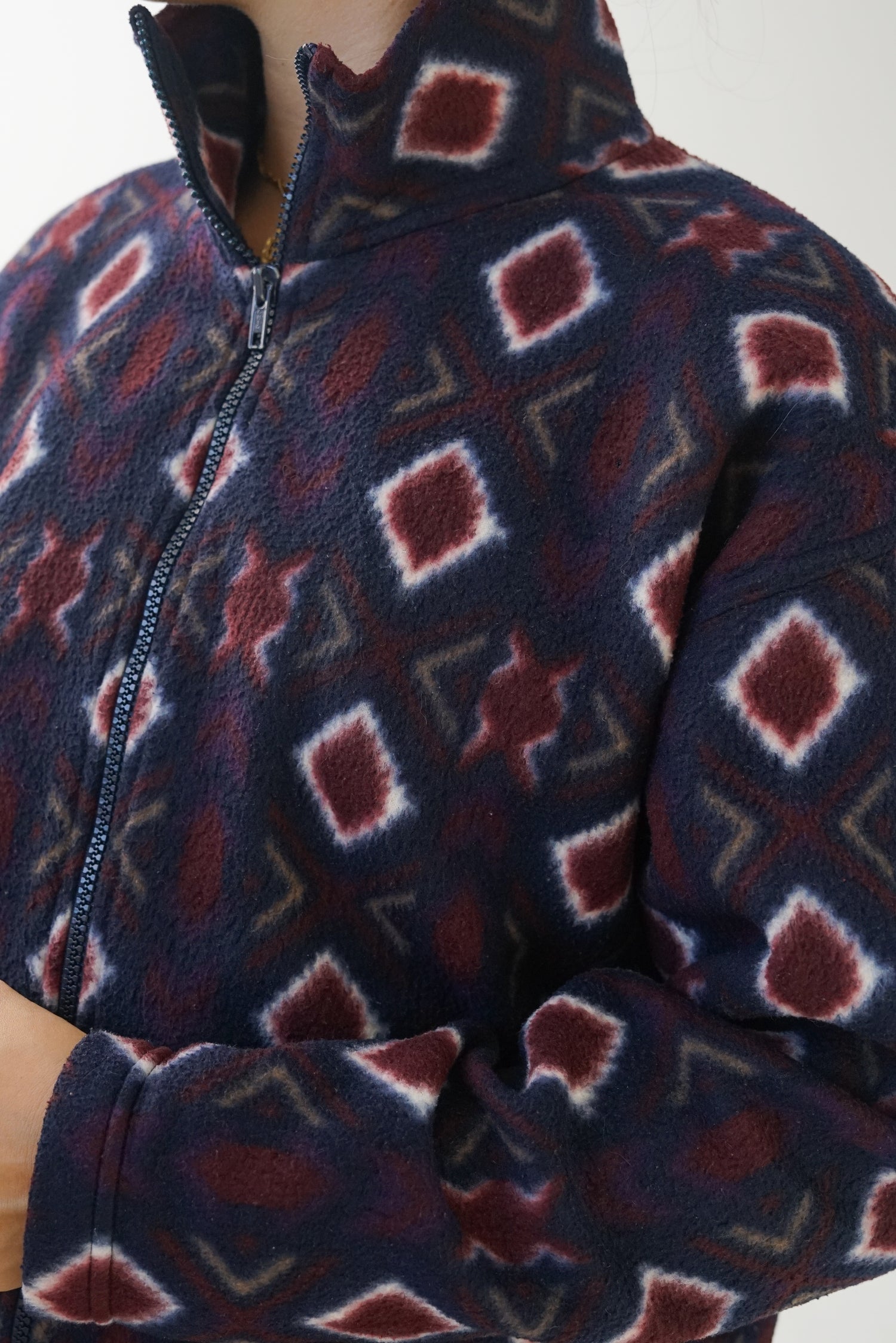 Polar à motifs vintage Bugle Boy pour femme taille M