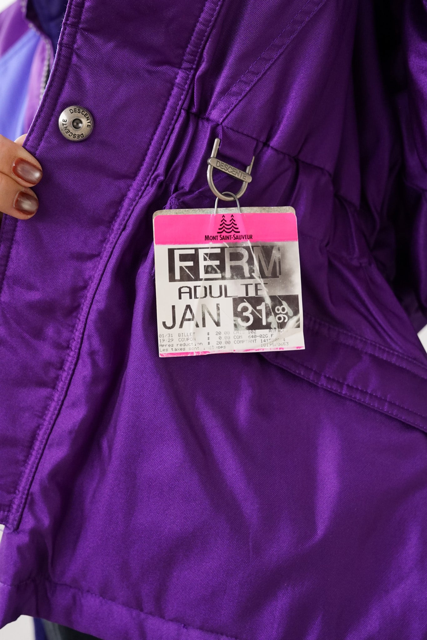 Manteau retro 80-90s Descente (M homme)