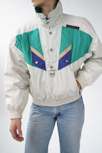 Load image into Gallery viewer, Retro ski Descente pull over jacket unisex size XS

