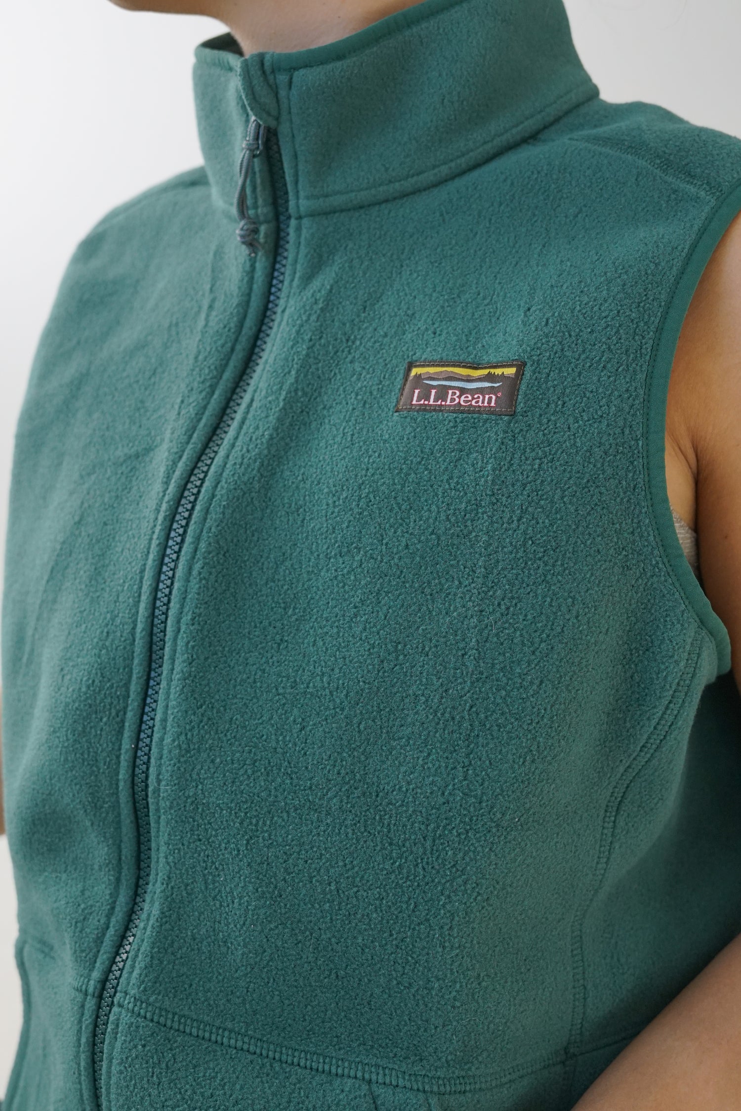 Veste sans manche L.L.Bean en polaire comme neuve pour femme taille L