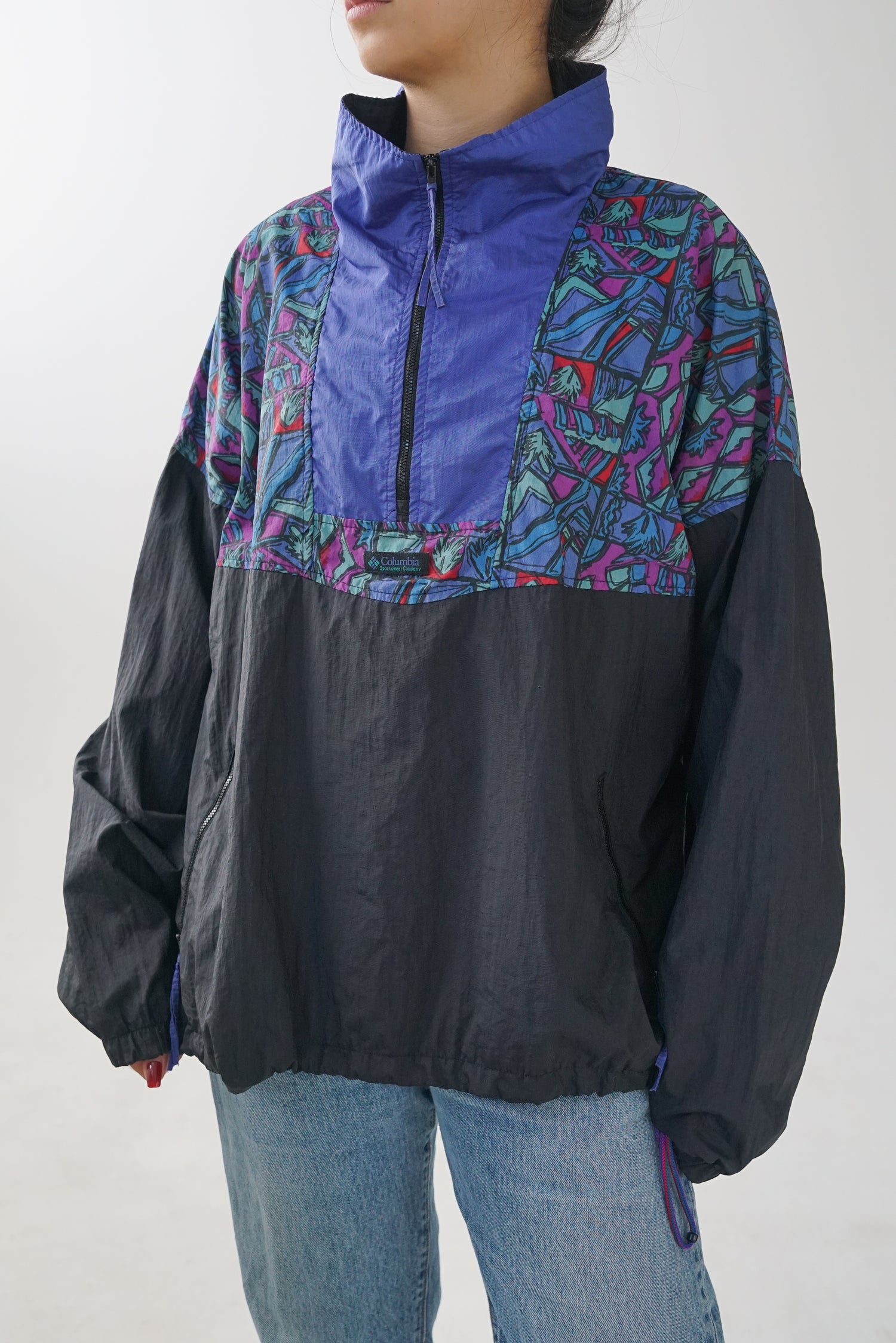 Retro 90s men Columbia windbreaker for men size XL