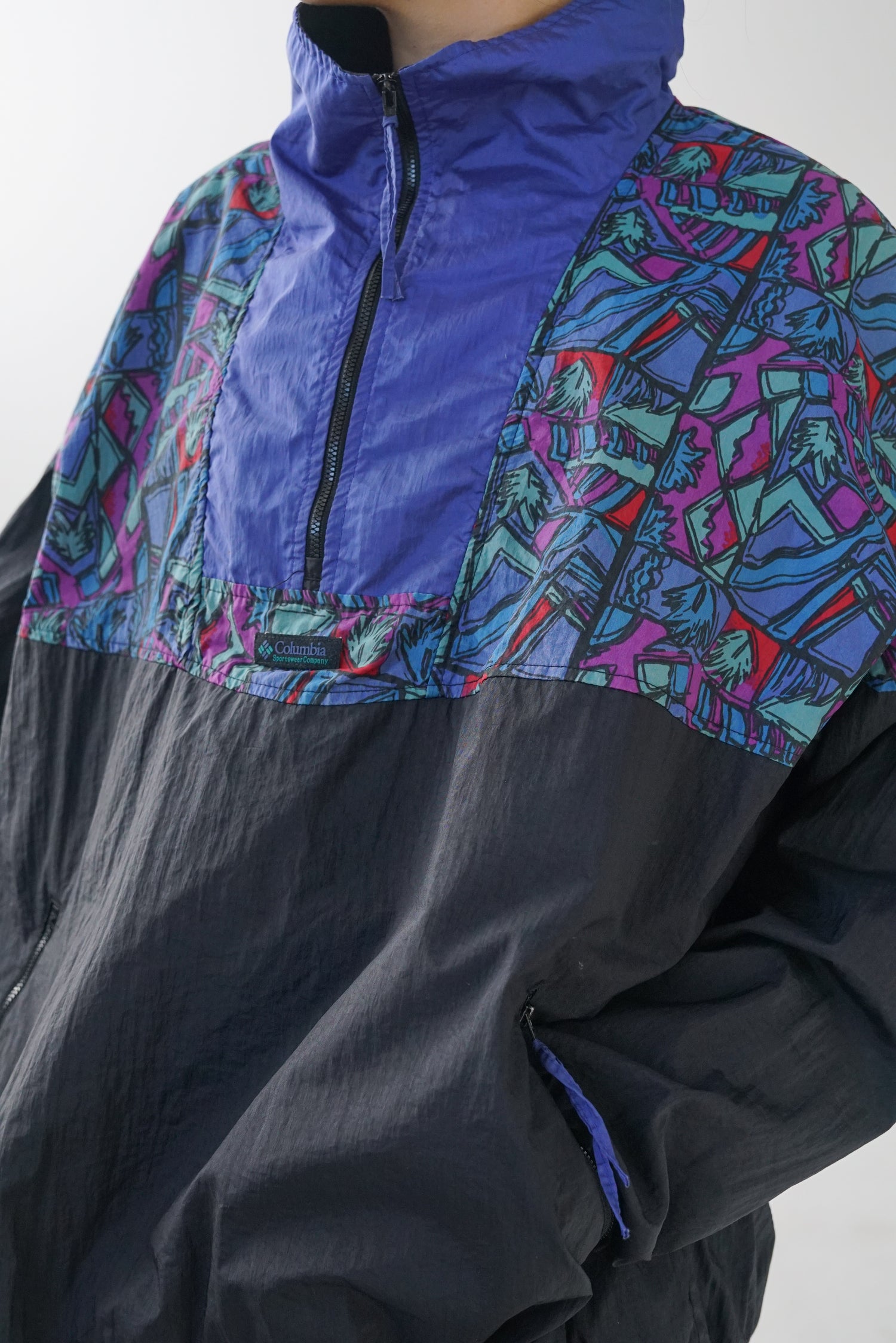 Retro 90s men Columbia windbreaker for men size XL