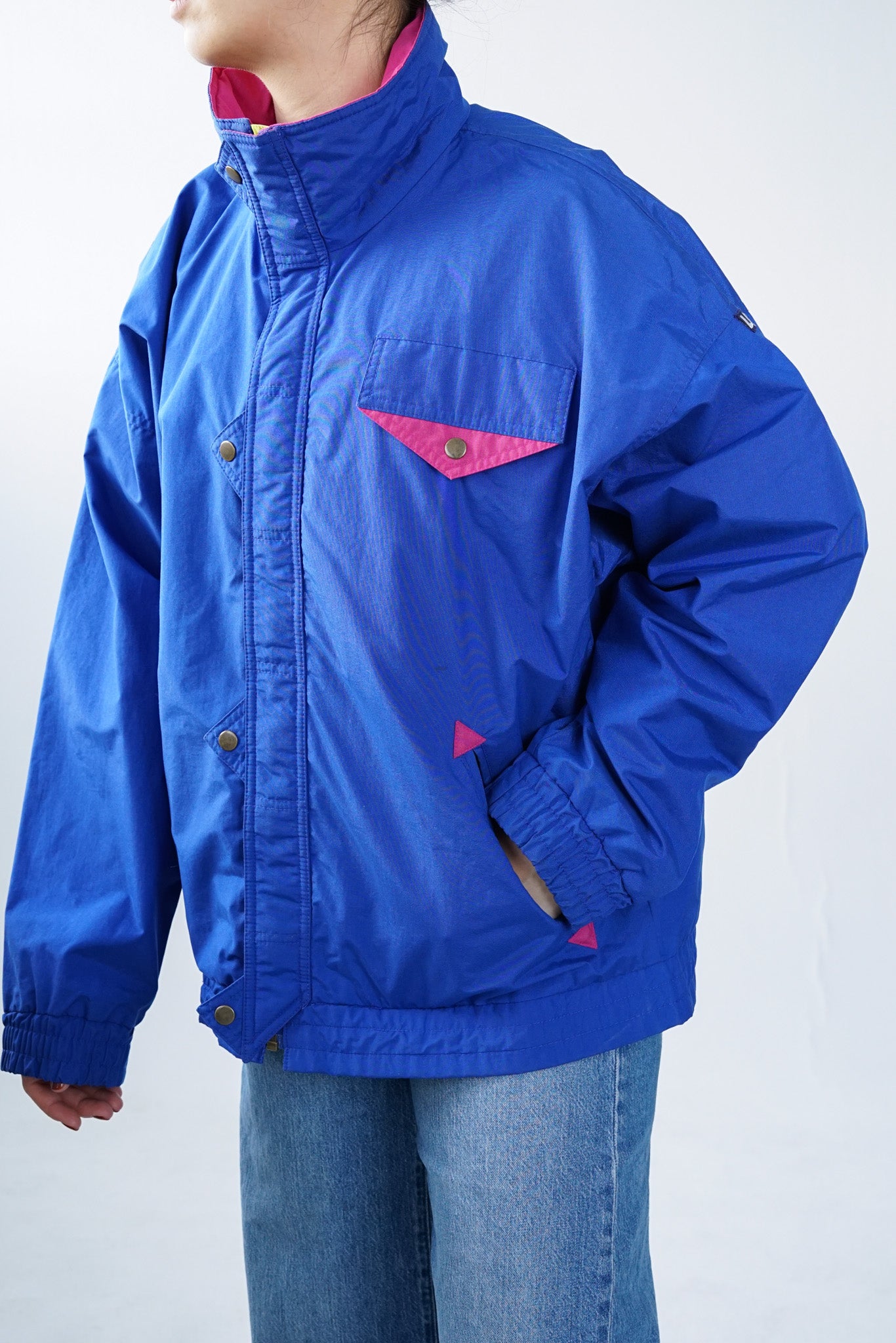 Manteau rétro demi-saison style coupe vent Lifa (L-XL homme)