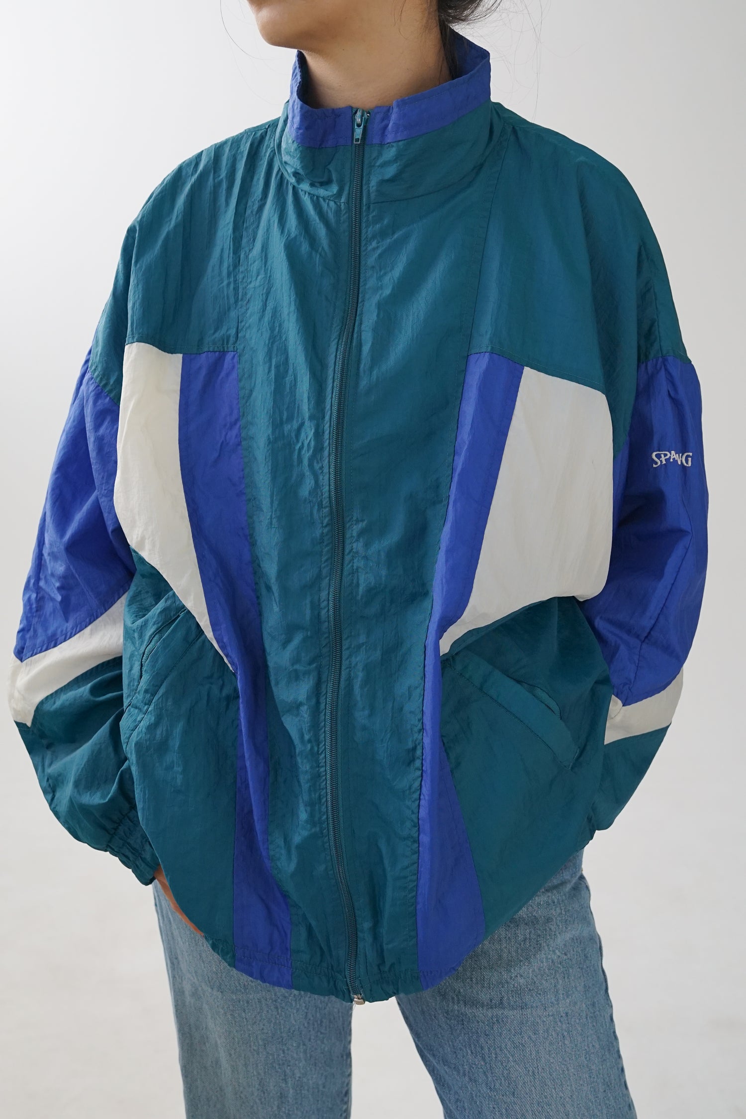 Vintage Spalding track jacket for men size XL