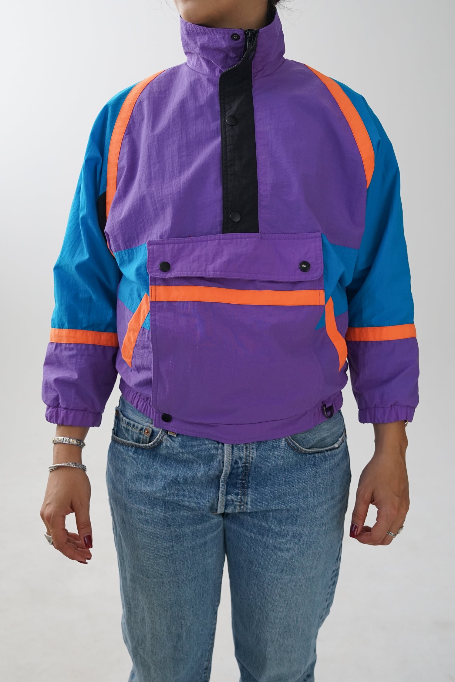 WIndbreaker rétro après ski Place pour enfants taille XL (XS femme)