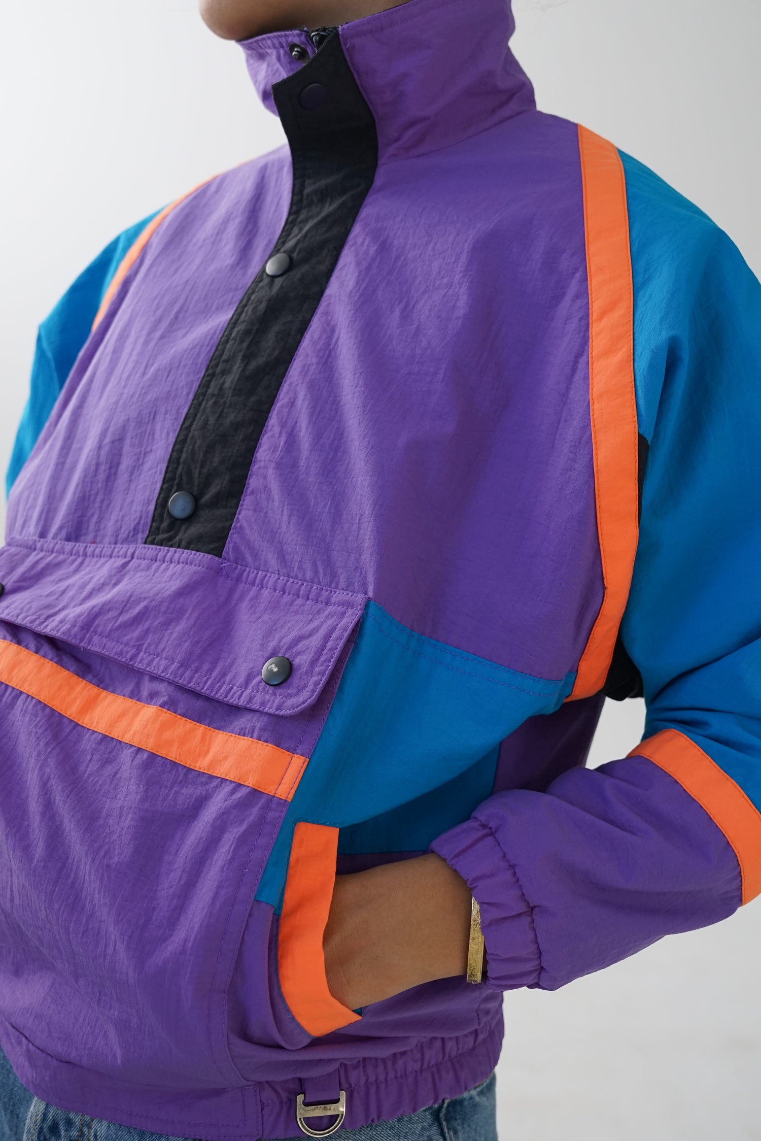 WIndbreaker rétro après ski Place pour enfants taille XL (XS femme)