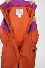 Charger l&#39;image dans la galerie, One piece Ispo 80s ski suit orange unisexe taille S

