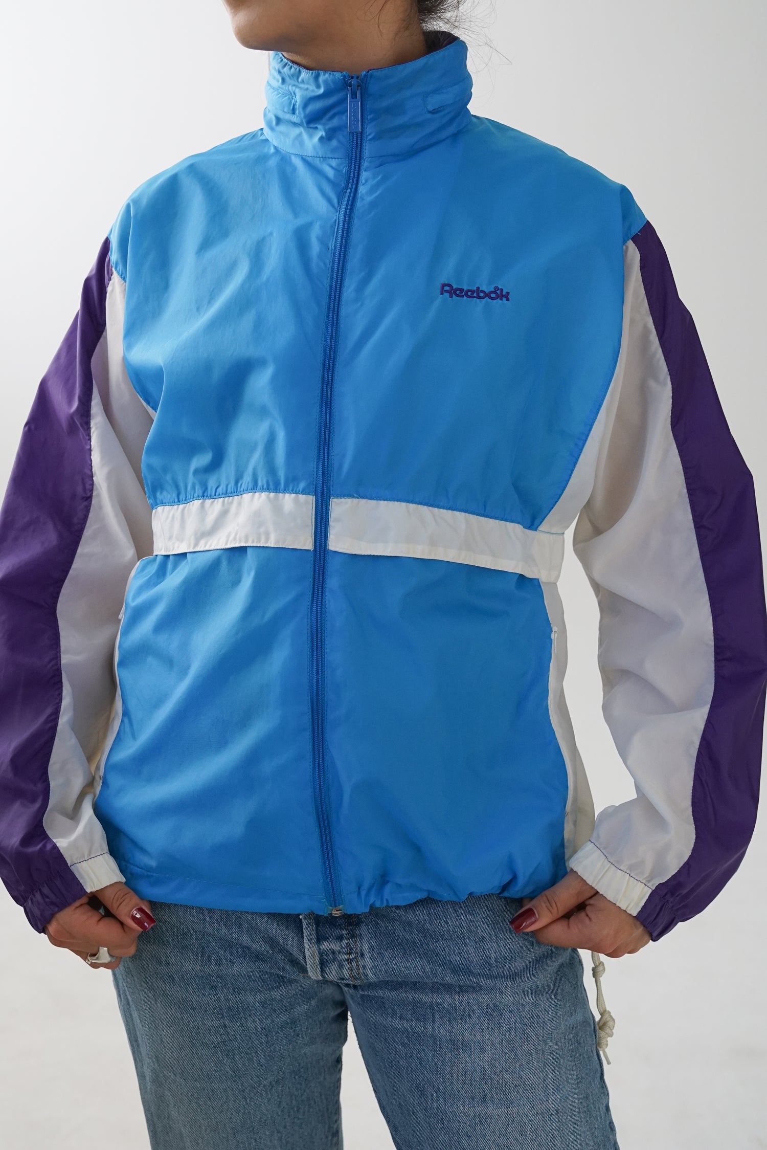 Vintage 90s Reebok windbreaker for men size S