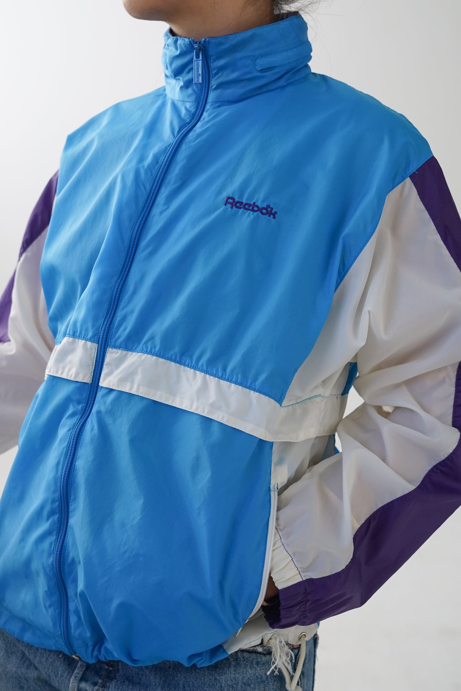 Vintage 90s Reebok windbreaker for men size S
