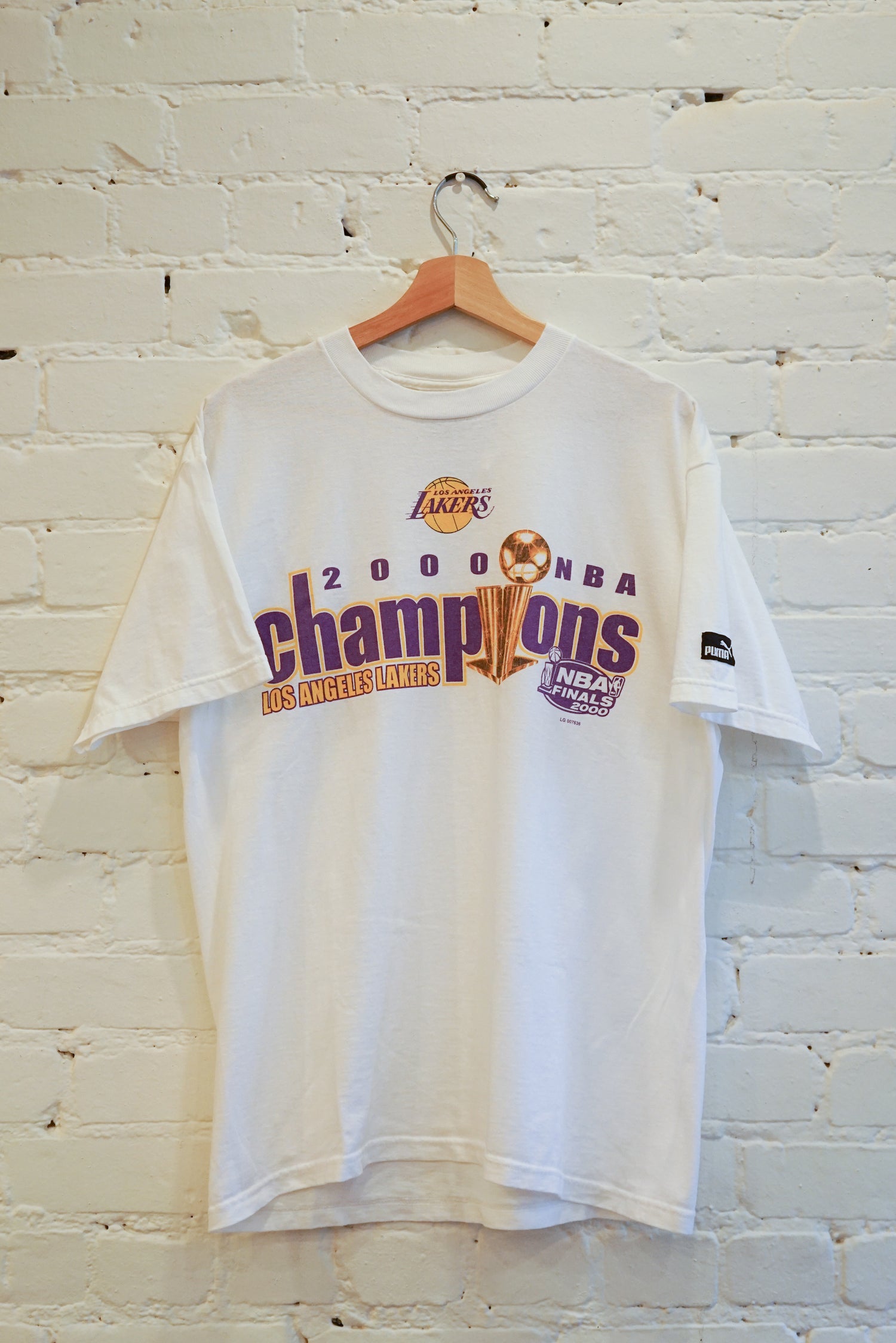 *Rare* T shirt vintage Lakers 2000 champions pour homme taille M